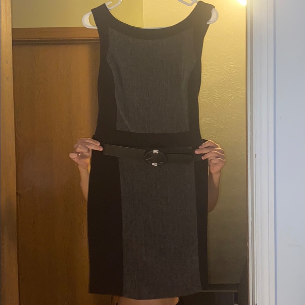 BCX black and gray dress